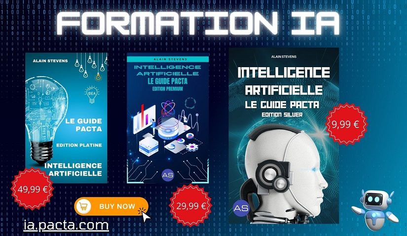 Intelligence artificielle - Le guide Pacta - Formation IA avec Alain STEVENS